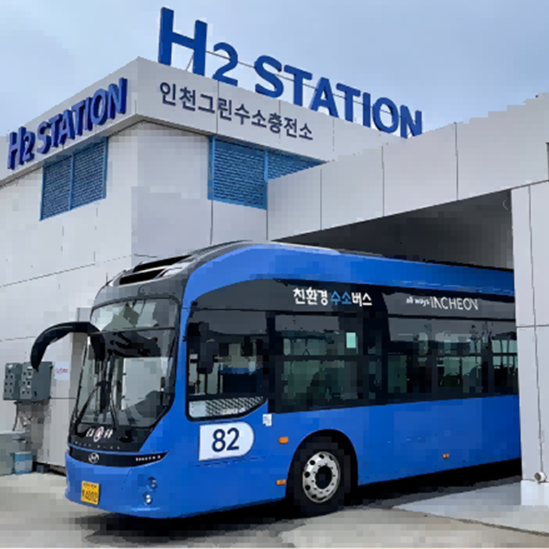El gobierno de Corea del Sur ha presentado su primer autobús propulsado por hidrógeno en el marco de un plan de energía limpia.