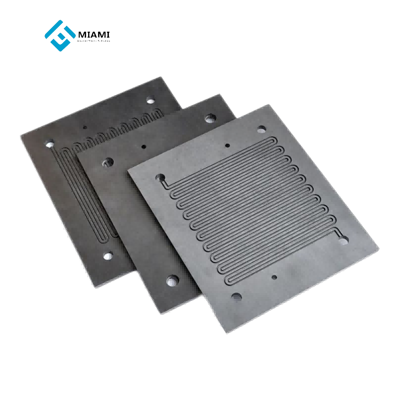 Placas bipolares de grafito altamente conductivas