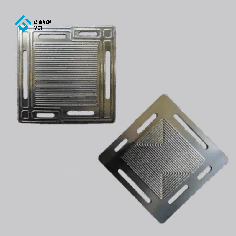 Placas bipolares de metal para celdas de combustible de alta eficiencia