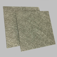 Estera sinterizada de fibra de titanio ultracino con alta porosidad