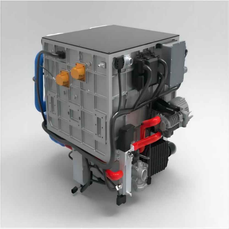 Pila de pila de combustible de hidrógeno de 100 KW refrigerada por agua para uso automotriz
